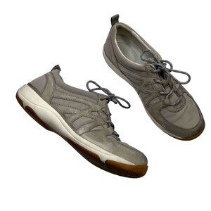 Dansko Hatty Womens Gray Lace-Up Casual Walking Shoes Size 37 EU 6.5-7 us